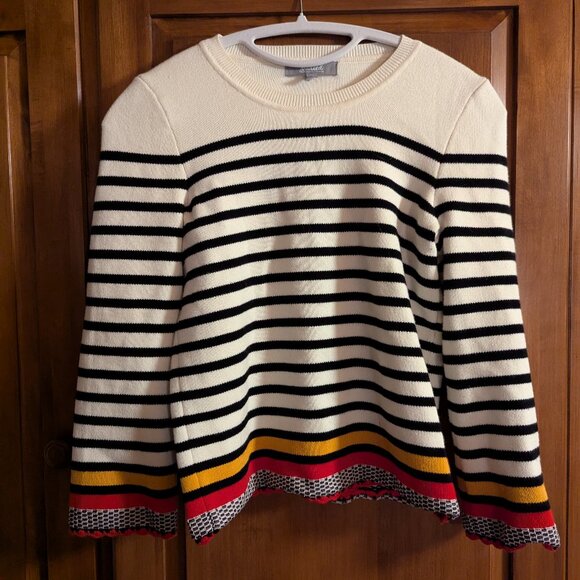 Marled Sweaters - Marled Striped Sweater
